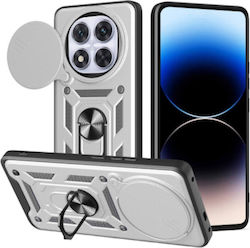 Bodycell Slide Cover Back Cover Μεταλλικό Ασημί...