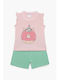 Pretty Baby Kids' Pajamas Summer Pink/pistachio