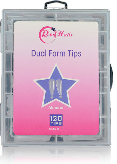 Roby Nails Nagelspitzen Transparent 120Stück