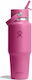 Hydro Flask Wide Mouth Travel Thermos Bottle Stainless Steel 1lt Reef with Straw