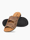 Herrensandalen in Braun Farbe