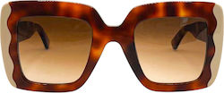 Urban Owl Harlow Слънчеви Очила Кафяви с Рамка Urban Owl Harlow Слънчеви Очила Кафяви с Рамка