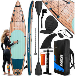 NEO Sport Φουσκωτή Σανίδα SUP Μπεζ NEO Sport Φουσκωτή Σανίδα SUP Μπεζ