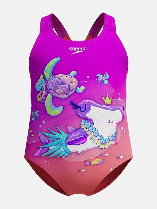 Speedo Digital Printed Kinder Badeanzug Einteil...