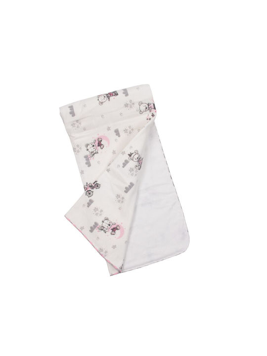 Kamtex Baby Kuscheldecke Rosa 100x100cm.