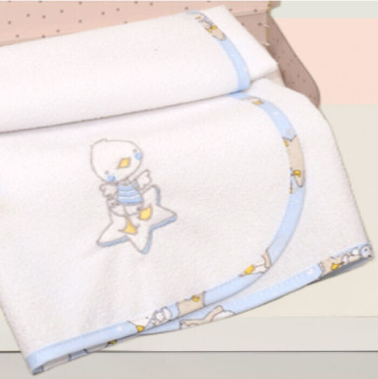 Baby Oliver Cotton Changing Pad White 80x80cm.