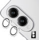 Samsung Galaxy S25 Edge 5G Enkay Camera Protection Rings Silver