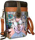 Damen Brieftasche Handyhülle Süßigkeiten Cgc185-4 Stadt