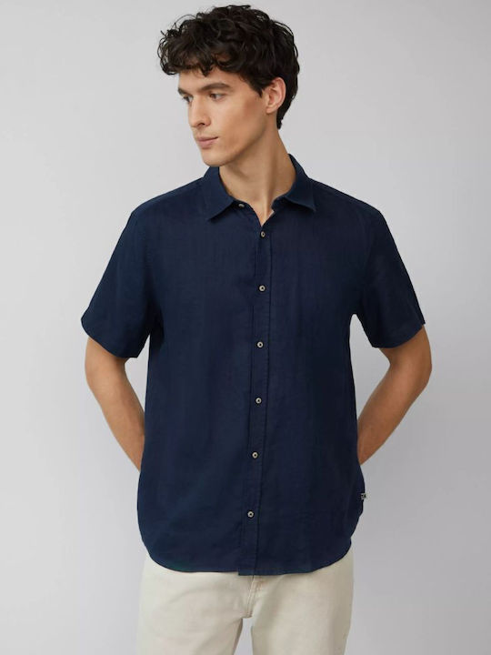 s.Oliver Short Sleeve Linen Shirt in Regular Fi...