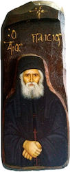 Wooden Icon Saint Paisios N9 30x10cm