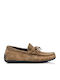 Δερμάτινα Ανδρικά Boat Shoes σε Μπεζ Χρώμα