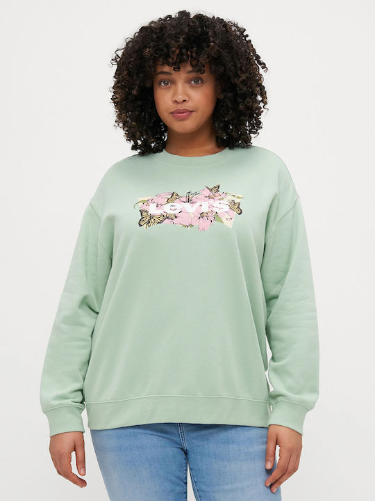 Levi's Graphic Everyday Long Women's Sweatshirt Green 0008S0007