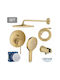 Grohe Essence Gebürstetes Cool Sunrise Komplettes Unterputz-Duschsystem