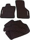 3Lines Set of Front and Rear Mats 5pcs for Skoda Octavia 2012 Black