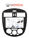 Carmedia Auto-Audiosystem für Nissan Pulsar 2014 (Bluetooth/USB/AUX/WiFi/GPS/Apple-Carplay/Android-Auto) mit Touchscreen 9.5"