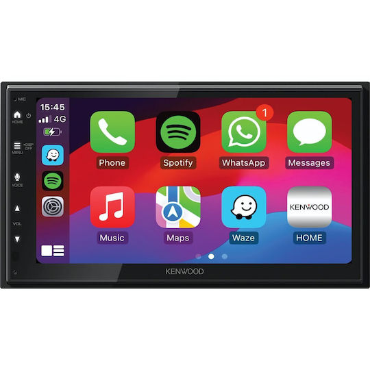 Kenwood Ηχοσύστημα Αυτοκινήτου 2 DIN (Bluetooth/USB/WiFi/GPS/Apple-Carplay/Android-Auto)