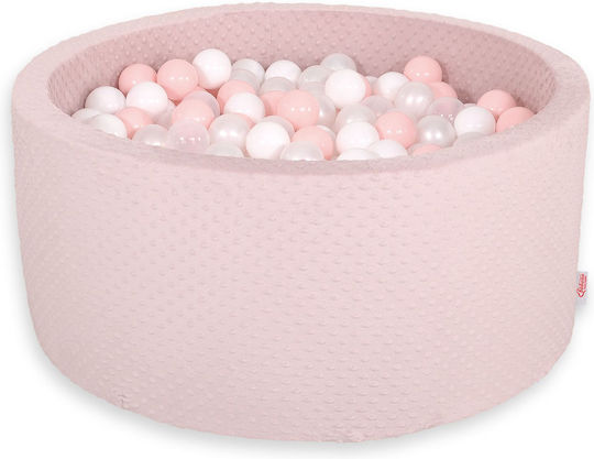 Bobono Сух басейн Minky H-40 см 200 топки прашно розово