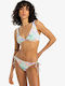 Wave Haze Bikini Slip with Ties Coastal Blue