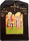 Holz-Ikone der Erzengel Michael und Gabriel G4 52x28cm