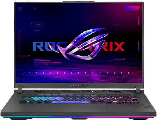 Asus Rog Strix G16 G614JV-N4071W 16" FHD+ 240Hz (i7-13650HX/16GB/1TB SSD/GeForce RTX 4060/W11 Home) Сив цвят Eclipse Gray (US Клавиатура)