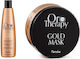Fanola Oro Therapy 24k Gold Hair Treatment Set For Damaged Hair With Shampoo & Mask 2 Pieces