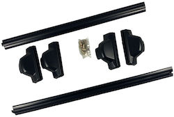 Μπάρες Οροφής Αλουμινίου για Honda CR-V 2007-2011 (Σετ με πόδια και κλειδαριά)