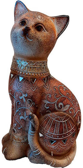 Διακοσμητική Γάτα Πολυρητίνης 9x18cm Inart 3-70-001-7178 Inart