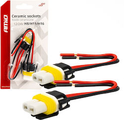 AMiO Halterung für Autoscheinwerferlampe H8 AMiO Halterung für Autoscheinwerferlampe H8