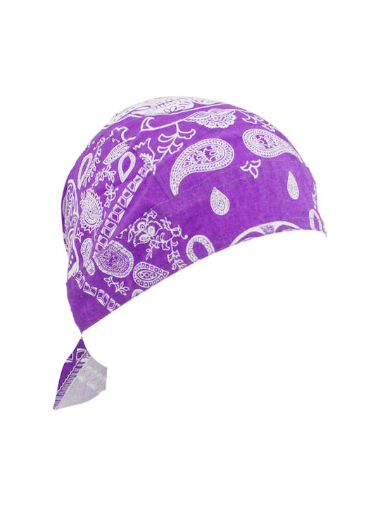 Zan Headgear Bandana für Motorradfahrer Lila Farbe