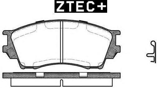 Discuri de frână Ztec+ Em.ford/mazda B2.5d-td Xedos9