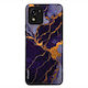 Sonique Marble Serie Hülle Vivo Y01 4G Lila