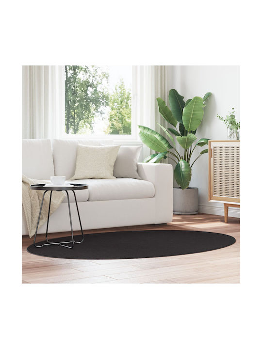 vidaXL Huarte Rug Outdoor Rectangular Black