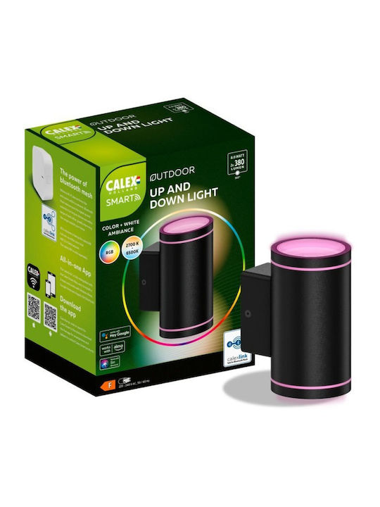 Calex Стенно Външно Осветително Тяло LED IP44 4W с RGB Светлина