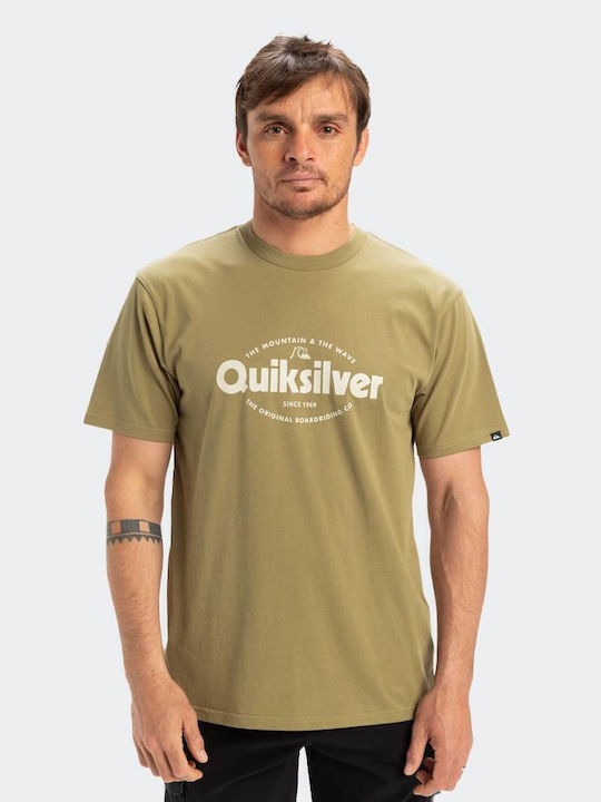 Quiksilver Ev Shape All Day T-shirt Χακί