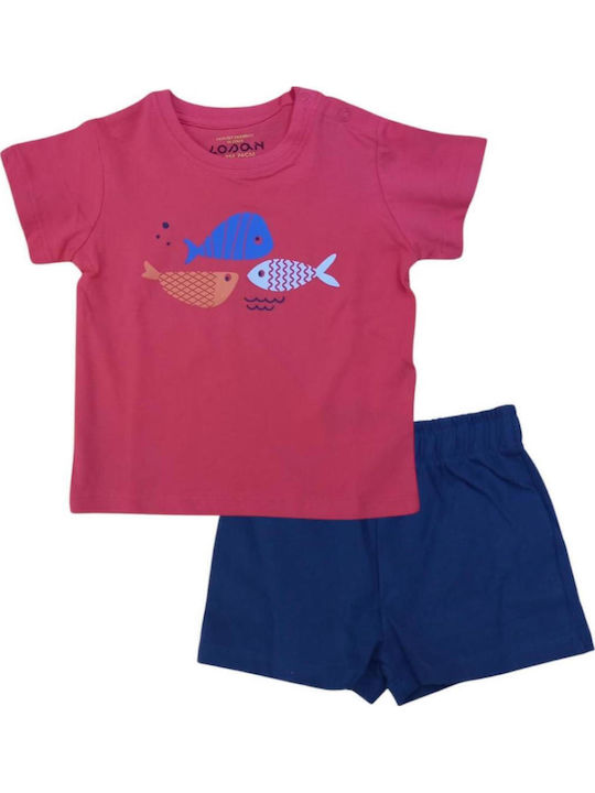 Kids' Set with Shorts Summer 2pcs Watermelon