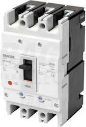 Tracon Electric Elektrische Schaltpaneel-Druckknopfschalter 400V 125A