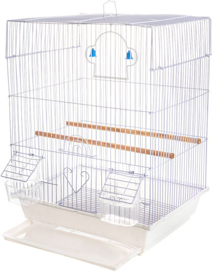 Клетка за Птици Πι Kourk 34x27x45см. Бял