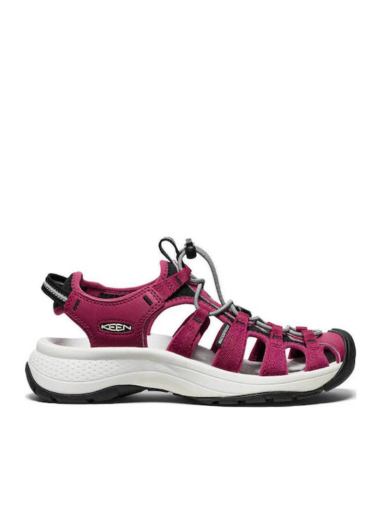 Keen Γυναικεία Σανδάλια Sporty Κόκκινα