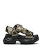 Juyce Paddy Women's Flat Sandals Sporty in Khaki Color