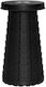 Atom Hocker Strand Schwarz