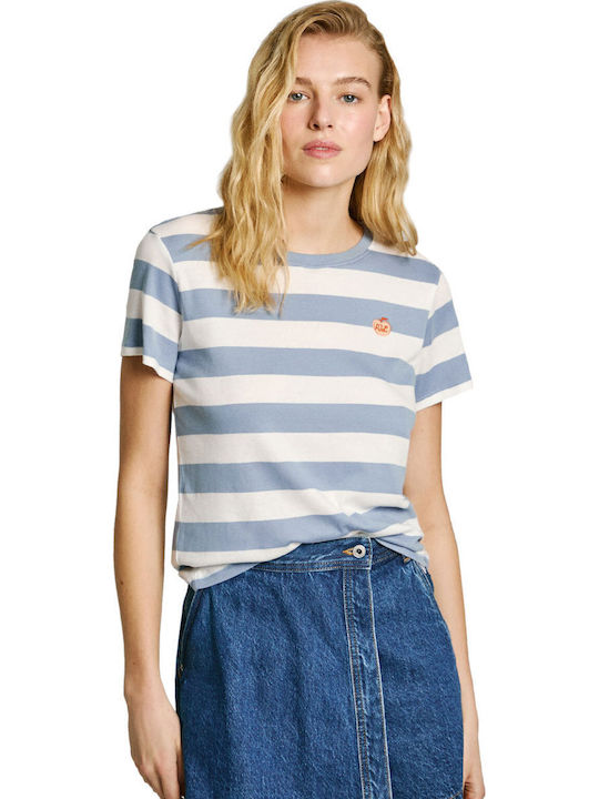 Pepe Jeans Jinx Γυναικεία Μπλούζα Βαμβακερή Ste...