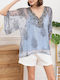 Cotton Tunic Light Blue