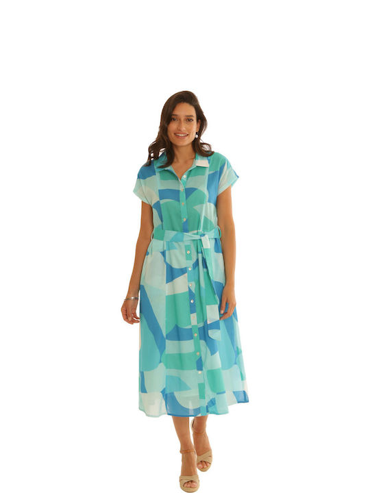 Pomodoro Dress for Wedding - Christening Turquoise
