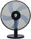 Redled Tischventilator 50W Lüfterdurchmesser 40.6cm Schwarzer