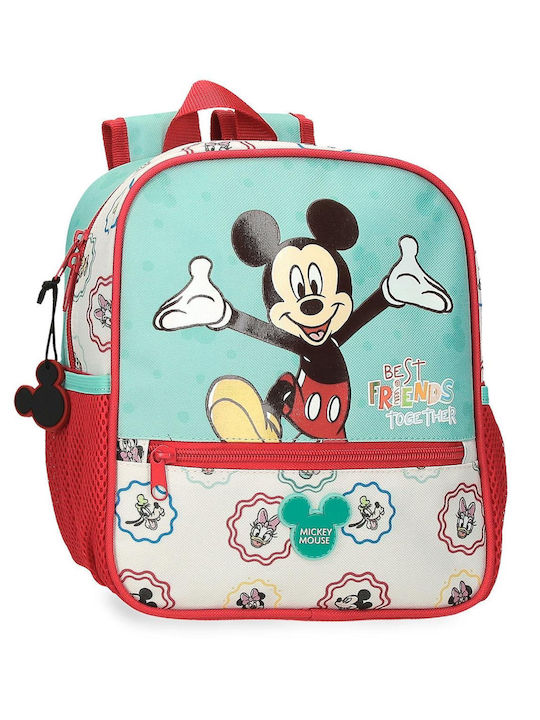 Disney Mickey Σχολική Τσάντα Πλάτης Πολύχρωμη