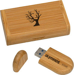 Skymnos Wooden 32GB USB 3.0 Stick Maple