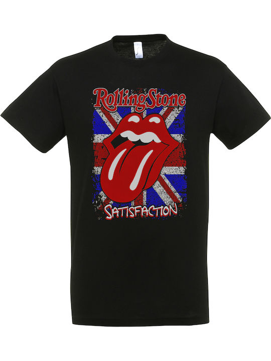 Herren T-Shirt Stedman Schwarz Rolling Stones Dp2096