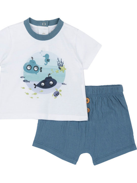 Chicco Kids' Pajamas Summer Cotton Blue