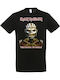 Herren T-Shirt Stedman Schwarzes Design Iron Maiden Dp2176
