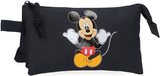 Disney Mickey Cheerful Black Κασετίνα Μαύρη